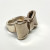 925 Made in Israel Silver Huge & Thick Bow Ring