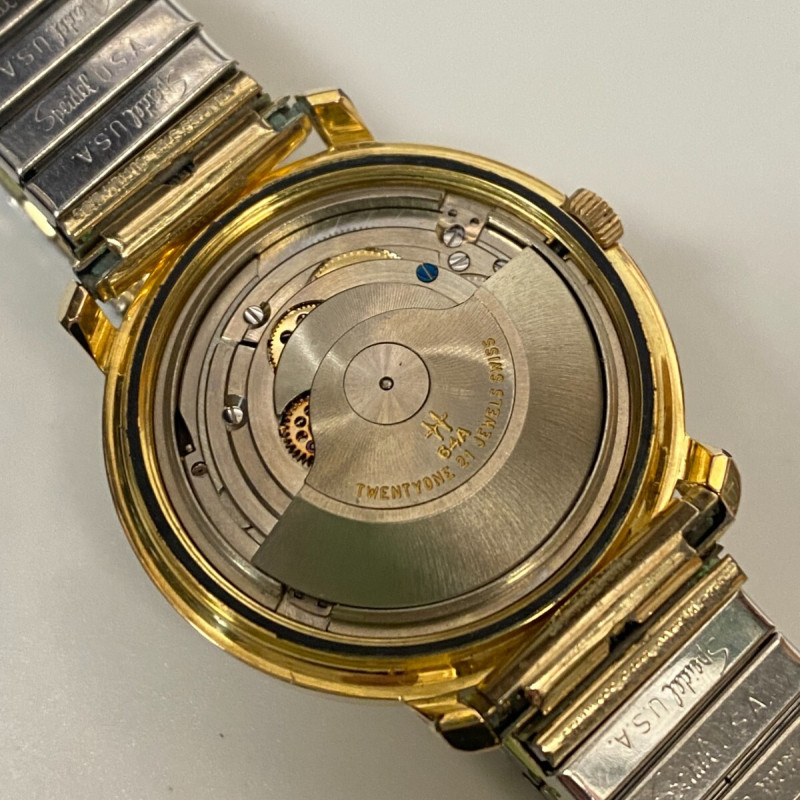 Vintage Hamilton Gold Plated Wristwatch Watch 1970's Automatic Dateline 64029-4 Vintage Hamilton Gold Plated Wristwatch Watch 1970's Automatic Dateline 64029-4