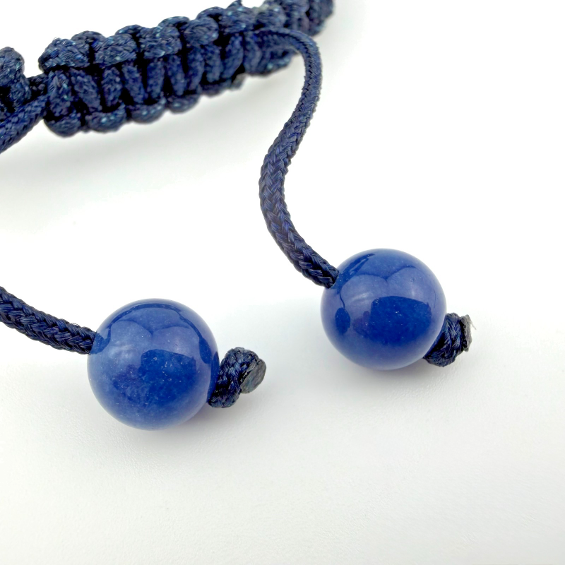 925 Sterling Silver Rhodium Plated Evil Eye Blue Bracelet