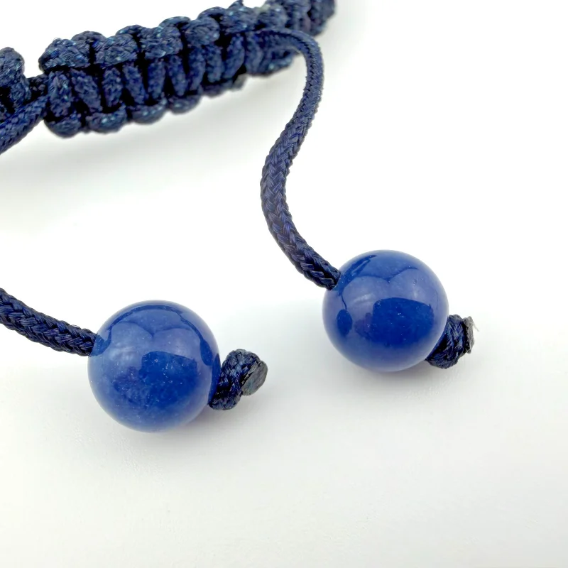 925 Sterling Silver Rhodium Plated Evil Eye Blue Bracelet