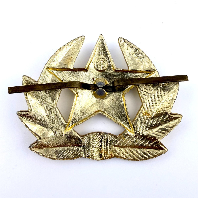 Soviet Army Military Soldier Uniform Red Star Ushanka Cockade Hat Badge