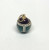 Antique Sterling Silver Green/Plum Colored Diamond Studded Enamel Egg Antique Sterling Silver Green/Plum Colored Diamond Studded Enamel Egg