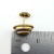 Vintage L'Aiglon Gold Tone Cuff Links Gold Tone Tiger's Eye Stone