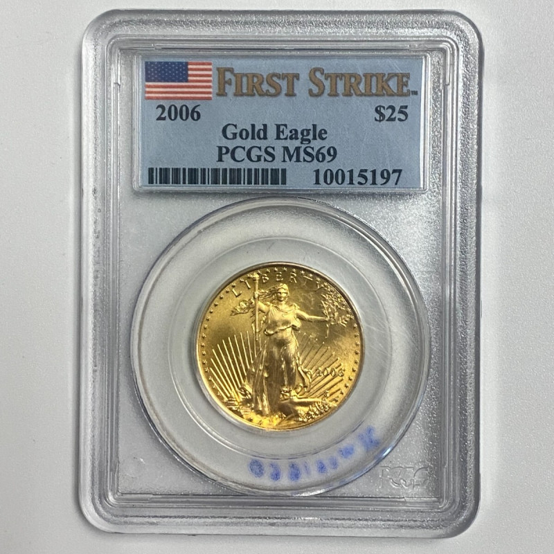 2006 $25 1/2 oz Gold Eagle PCGS MS-69 2006 $25 1/2 oz Gold Eagle PCGS MS-69
