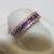 Shashi Lavashing Pink Rubies & Diamond Round Woman Ring Size 6 
