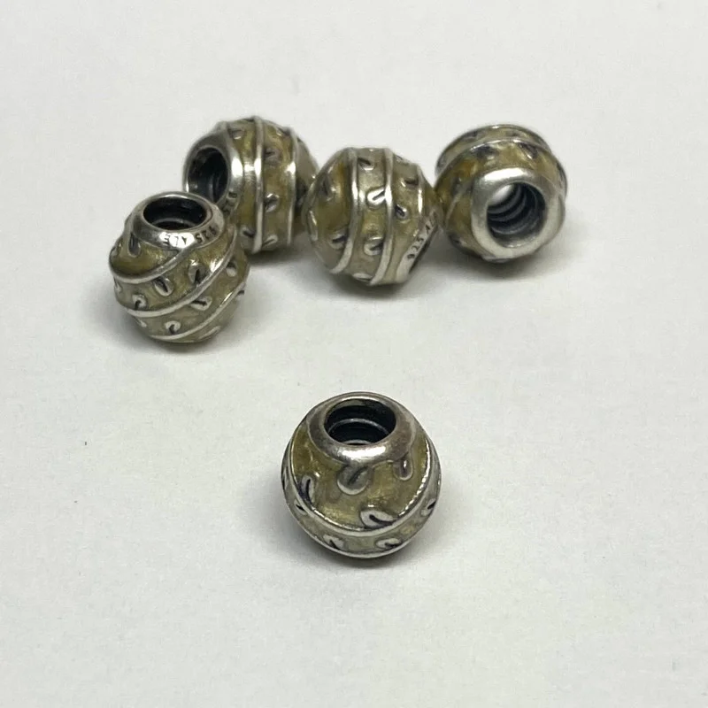 Pandora Sterling Silver Designed Beaded Charm Bracelets