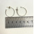 100% Authentic Pandora Post Medium Round Smooth Hoop Earrings - 290650 100% Authentic Pandora Post Medium Round Smooth Hoop Earrings - 290650