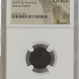 ROMAN EMPIRE CONSTANTINE II AD 337-340AE3/4 (BI NUMMUS) issue As Caesar