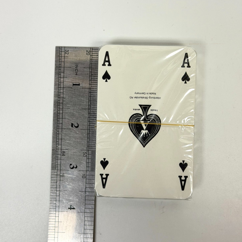 1970s Altenburg-Stralsunder 2 Deck Playing Cards West Germany Red/Black/Green