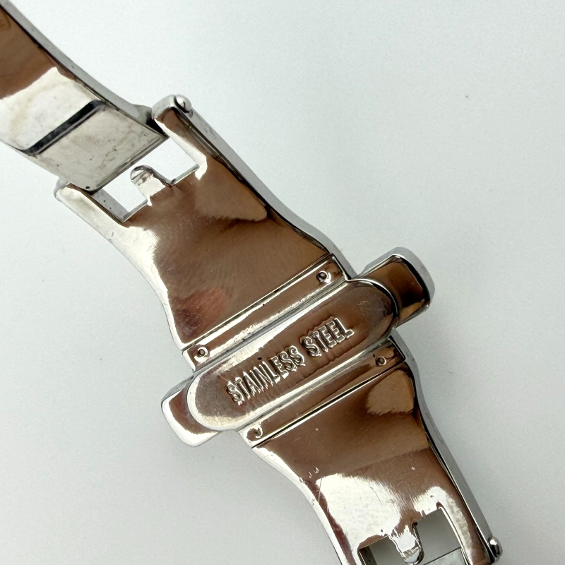Movado Swiss Museum Classic Mens St. Steel Watch Gold tone Dots Two-Tone