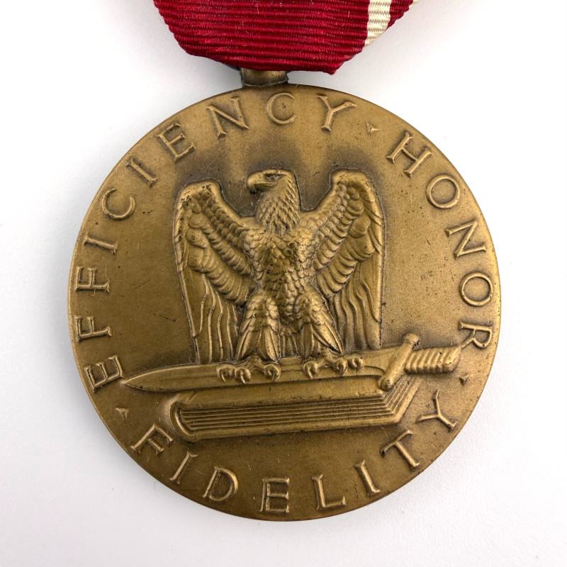 VINTAGE WWII WW2 US ARMY "FOR GOOD CONDUCT" EFFICIENCY, HONOR & FIDELITY MEDAL