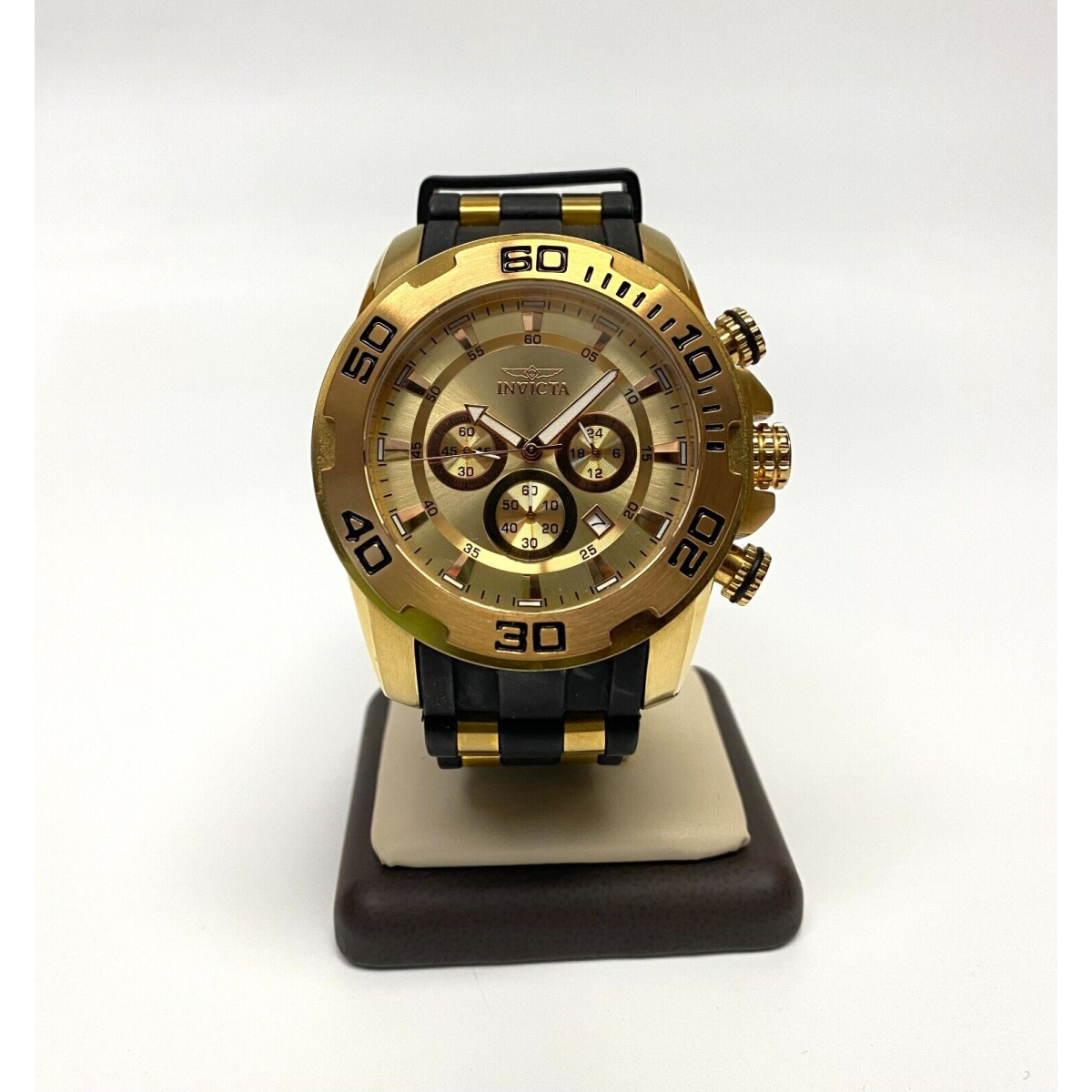 Invicta Pro Diver Men 50 mm Gold Stainless Steel Case
