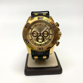 Invicta Pro Diver Men 50 mm Gold Stainless Steel Case