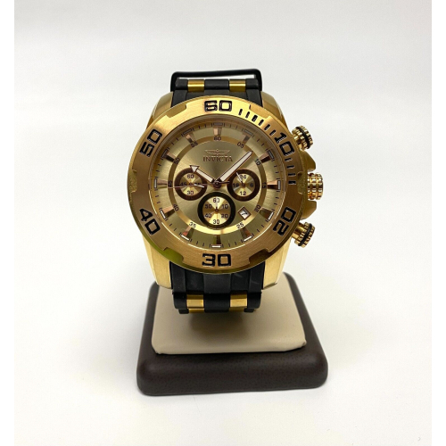Invicta Pro Diver Men 50 mm Gold Stainless Steel Case