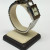 TORY BURCH Surrey Silver-tone Chain Lock Bracelet Watch TORY BURCH Surrey Silver-tone Chain Lock Bracelet Watch