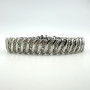 7¼" Diamond & Sterling Silver TENNIS Bracelet JWBR 925 Renaissance Style