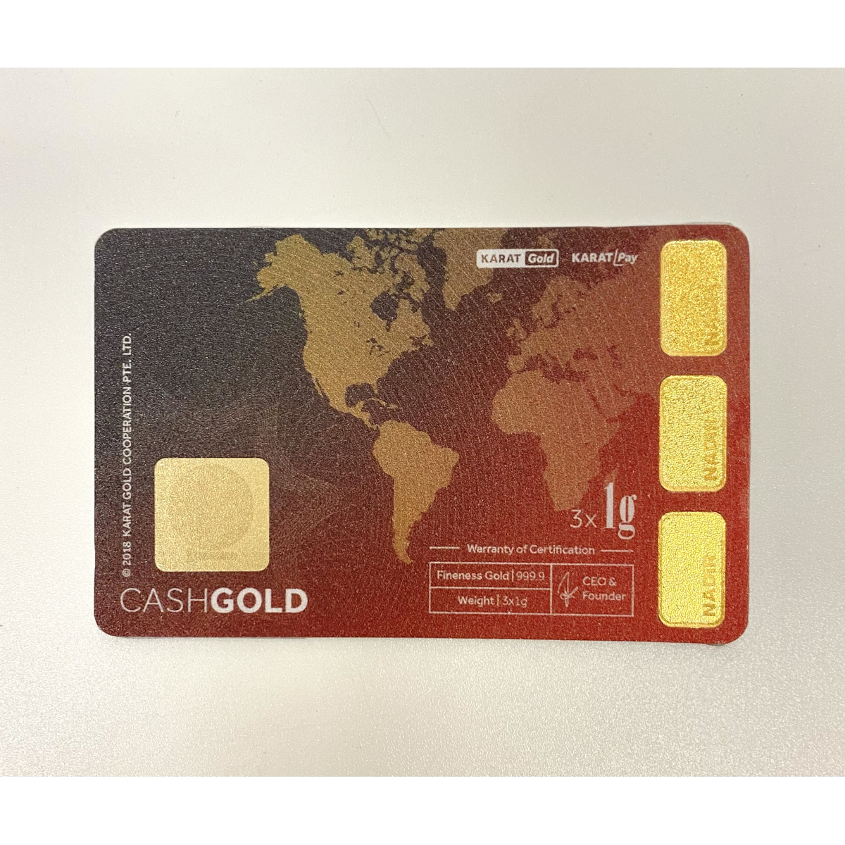 Nadir Gold 3g Fine Gold 999.9