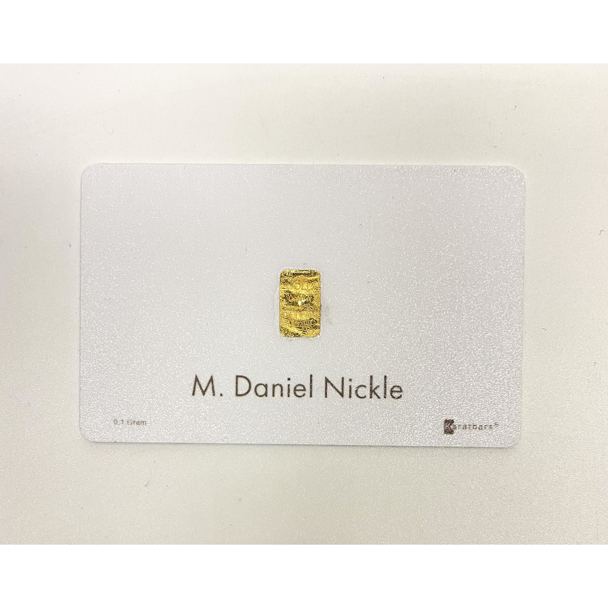 Nadir Gold 0.1g Fine Gold 999.9