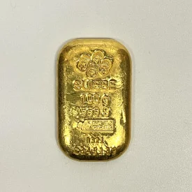 100 Gram PAMP Suisse Cast Gold Bar