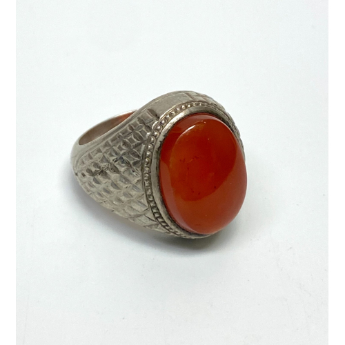 Agate Stone Sliver Ring - 9.5 Agate Stone Sliver Ring - 9.5