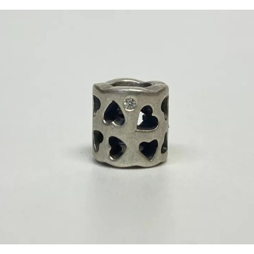 Authentic Pandora Charm Tunnel of Love Sterling Silver Bead #790275CZ Authentic Pandora Charm Tunnel of Love Sterling Silver Bead #790275CZ