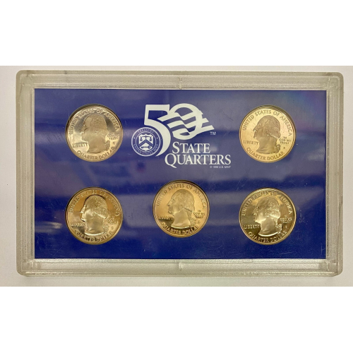 2006 United States State Quarters Proof Set 5 Coins US Mint San Francisco 2006 United States State Quarters Proof Set 5 Coins US Mint San Francisco
