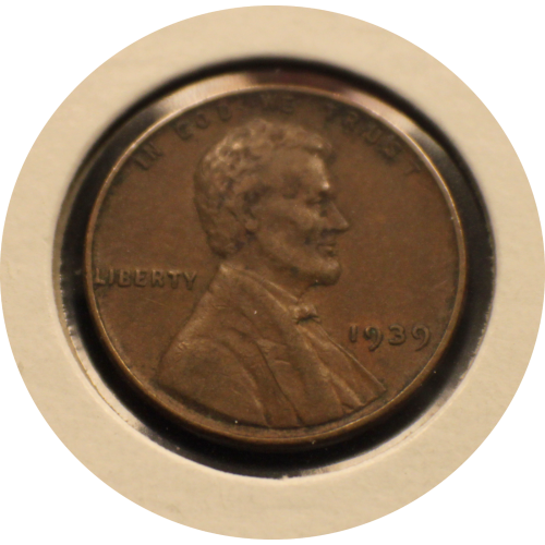 1939 WHEAT PENNY Abraham Lincoln One Cent #007 1939 WHEAT PENNY Abraham Lincoln One Cent #007