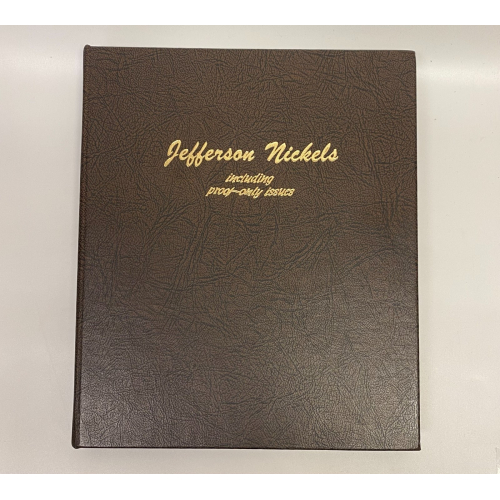 Jefferson Nickels Dansco Album with Proofs #8113 - 1938 to 2005 - No Coins Jefferson Nickels Dansco Album with Proofs #8113 - 1938 to 2005 - No Coins