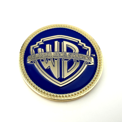 Rare Warner Bros. Studios Protection Group Challenge Coin - Security Team Medal Rare Warner Bros. Studios Protection Group Challenge Coin - Security Team Medal
