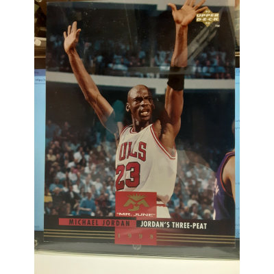 1993 Upperdeck Micheal Jordan Mr June" 1993 Upperdeck Micheal Jordan Mr June"