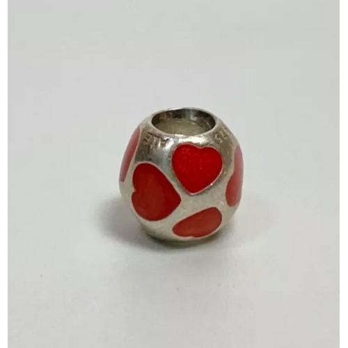 Pandora Love You Red Enamel Hearts Charm 790543EN17 Pandora Love You Red Enamel Hearts Charm 790543EN17