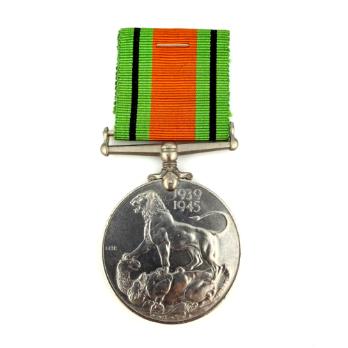 WWII British Defence Medal 1939–1945 – King George VI – Original World War II WWII British Defence Medal 1939–1945 – King George VI – Original World War II