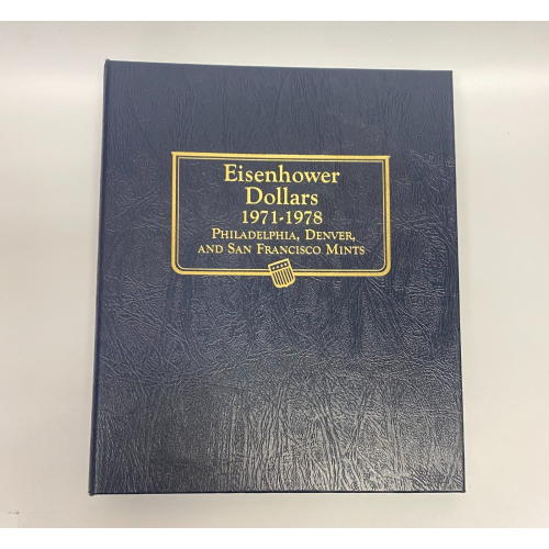Whitman Album #9131 Eisenhower Dollar 32 Coins 1971 -1978 PDS Whitman Album #9131 Eisenhower Dollar 32 Coins 1971 -1978 PDS