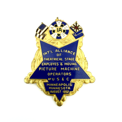 Vintage 1952 IATSE 41st Convention Medallion Minneapolis – Rare Union Collectib. Vintage 1952 IATSE 41st Convention Medallion Minneapolis – Rare Union Collectib.