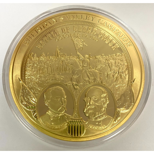 American Mint Layered 24k Gold Savannah Campaign American Civil American Mint Layered 24k Gold Savannah Campaign American Civil