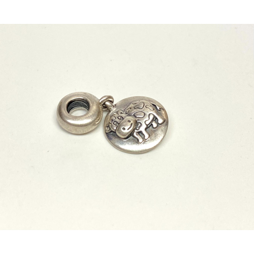 Sterling Silver Retired Pandora Year of the Cow Chinese Zodiac Charm CAT RESCUE Sterling Silver Retired Pandora Year of the Cow Chinese Zodiac Charm CAT RESCUE