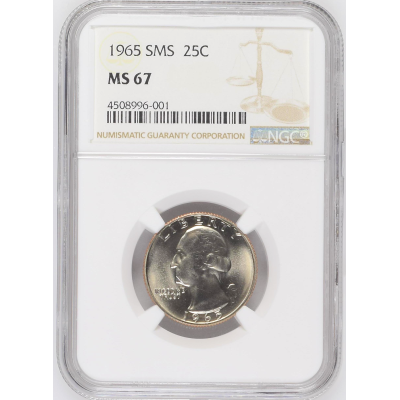 NGC 1965 SMS George Washington 25c MS 67 NGC 1965 SMS George Washington 25c MS 67