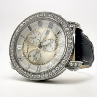 Benny & Co. SM549 Diamond Chronograph 45mm Swiss Quartz MOP Dial Benny & Co. SM549 Diamond Chronograph 45mm Swiss Quartz MOP Dial