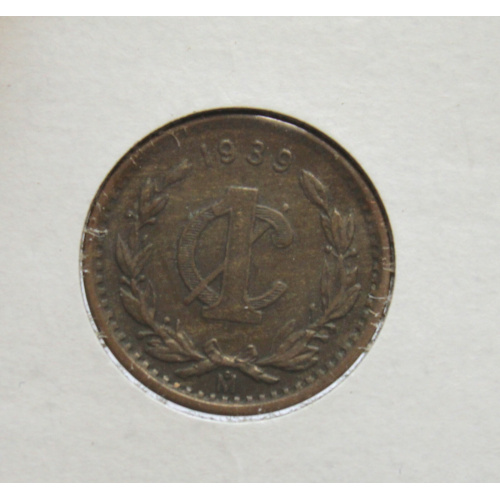 1939 Mexico ESTADOS UNIDOS MEXICANOS Centavo KM# 415 . # 33 1939 Mexico ESTADOS UNIDOS MEXICANOS Centavo KM# 415 . # 33