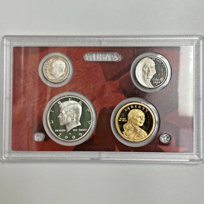 2009 US Mint Silver Proof Set 4 Pieces 1$, 50C, 10C, 5C 2009 US Mint Silver Proof Set 4 Pieces 1$, 50C, 10C, 5C