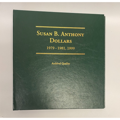 Susan B. Anthony Dollars Series 1979-1981, 1999, LCA12, 18 Coins Susan B. Anthony Dollars Series 1979-1981, 1999, LCA12, 18 Coins