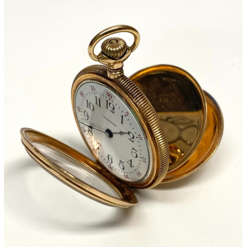 Rare American Waltham W.W.C. MFG.CO 14K U.S ASSAY Pocket Watch, With Engraving Rare American Waltham W.W.C. MFG.CO 14K U.S ASSAY Pocket Watch, With Engraving