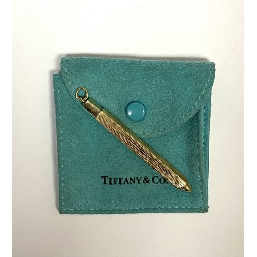 Tiffany & Co., Vintage 14k Yellow Gold From Germany Elegant Tooth Pick Pendant Tiffany & Co., Vintage 14k Yellow Gold From Germany Elegant Tooth Pick Pendant