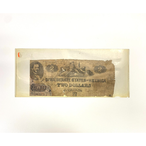 1962 $2 Confederate Paper Money - rare type! 1962 $2 Confederate Paper Money - rare type!