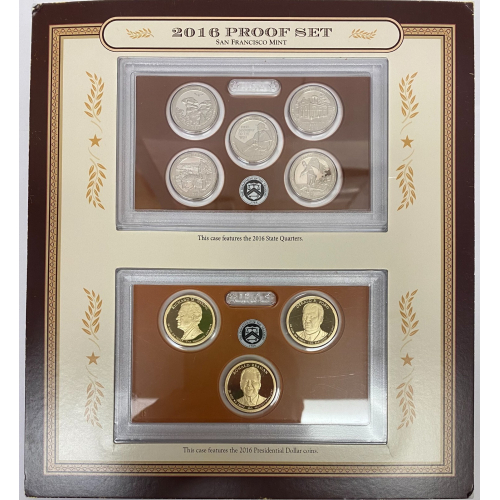 2016 Proof Set San Francisco Limited Edition 8pc 2016 Proof Set San Francisco Limited Edition 8pc