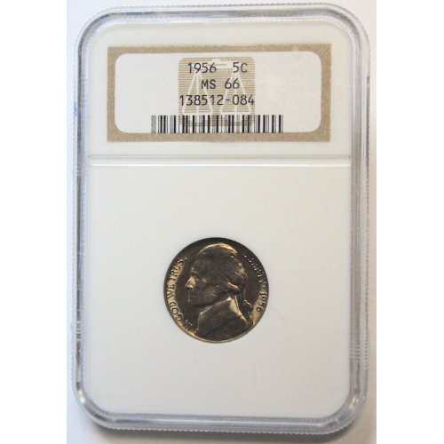 NGC 1956 5C MS 66 Jefferson Nickel NGC 1956 5C MS 66 Jefferson Nickel