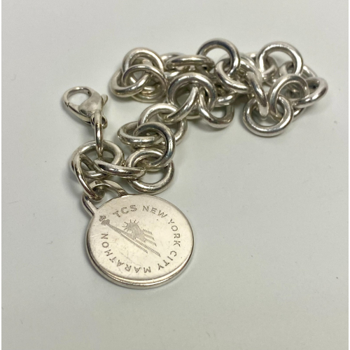 Tiffany & Co. TCS New York City Marathon 7 in Round Chain Bracelet 925 Tiffany & Co. TCS New York City Marathon 7 in Round Chain Bracelet 925