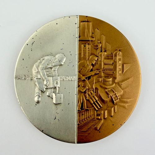 1967 Handy & Harman Sterling Silver Bronze 100 Year Centennial Medal 1967 Handy & Harman Sterling Silver Bronze 100 Year Centennial Medal
