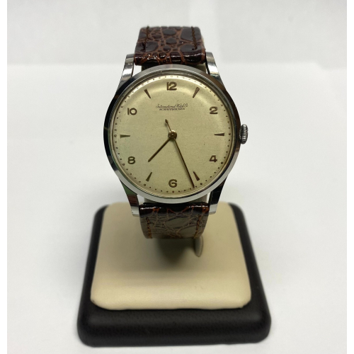 IWC Schaffhausen Mechanical Watch Co Stainless Steel 36mm, Gold Dials and Hands IWC Schaffhausen Mechanical Watch Co Stainless Steel 36mm, Gold Dials and Hands