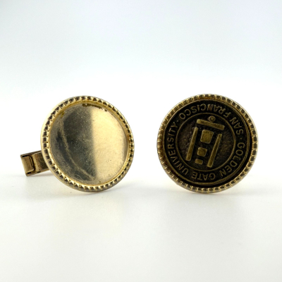 Vintage Cufflinks with Seal Golden Gate University, San Francisco, California Vintage Cufflinks with Seal Golden Gate University, San Francisco, California